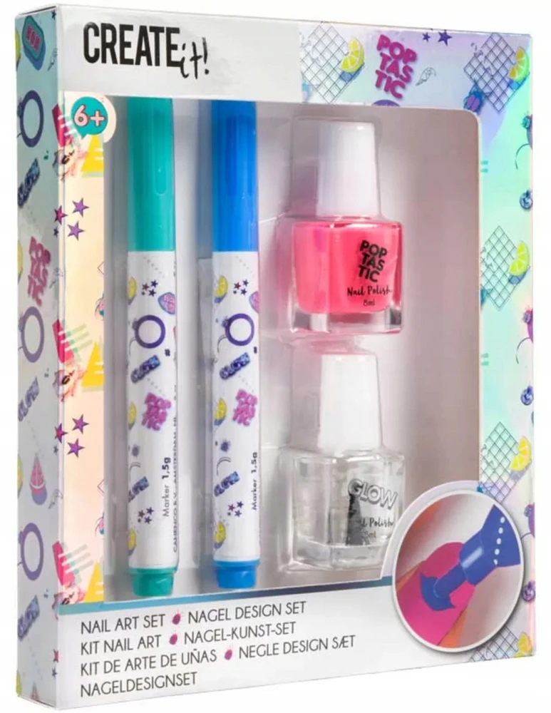 Canenco Create It Nagų dizaino rinkinys mergaitėms (nuo 6 metų)