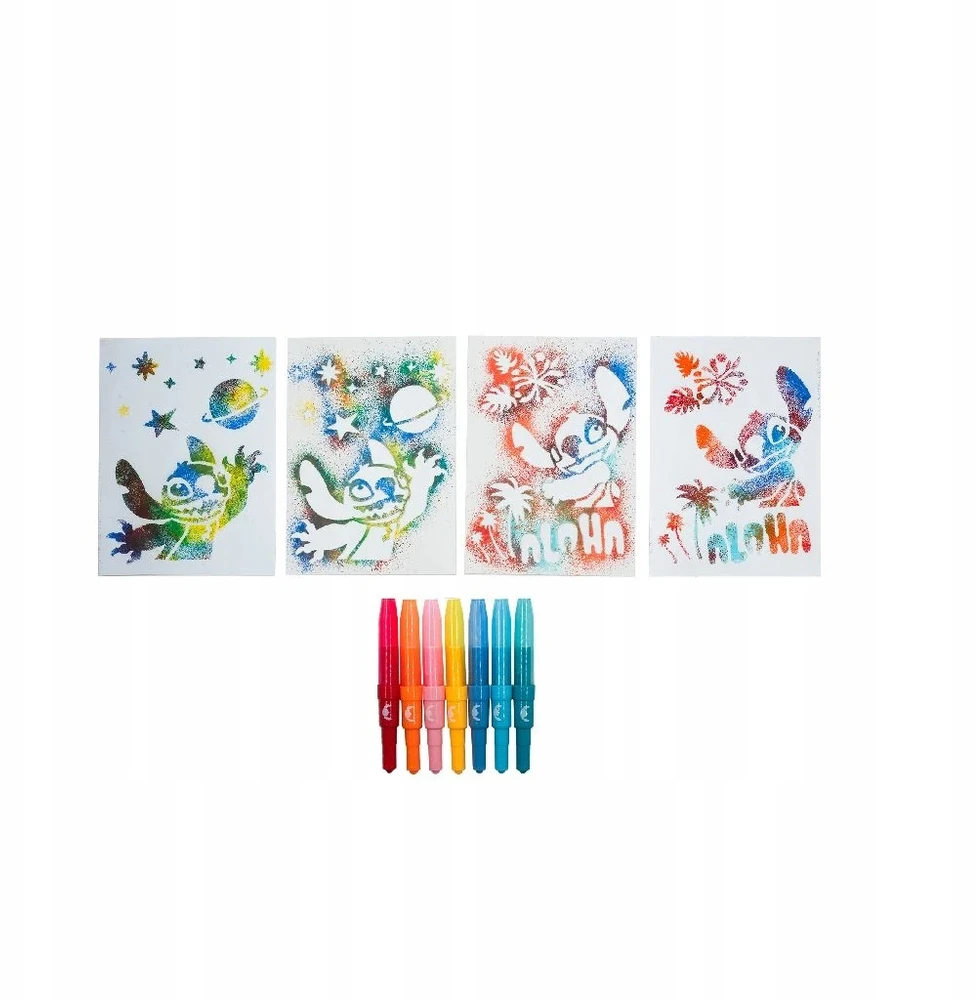 Canenco Stitch Rinkinys Pisaków SprayPen komplektas kreatywny Dmuchane Flamastry pisaki