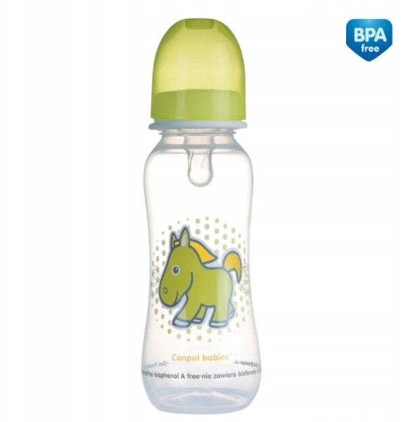 Canpolbabies CANPOL BABIES buteliukas, transparent, 12 mėn+, 250 ml, 59/200