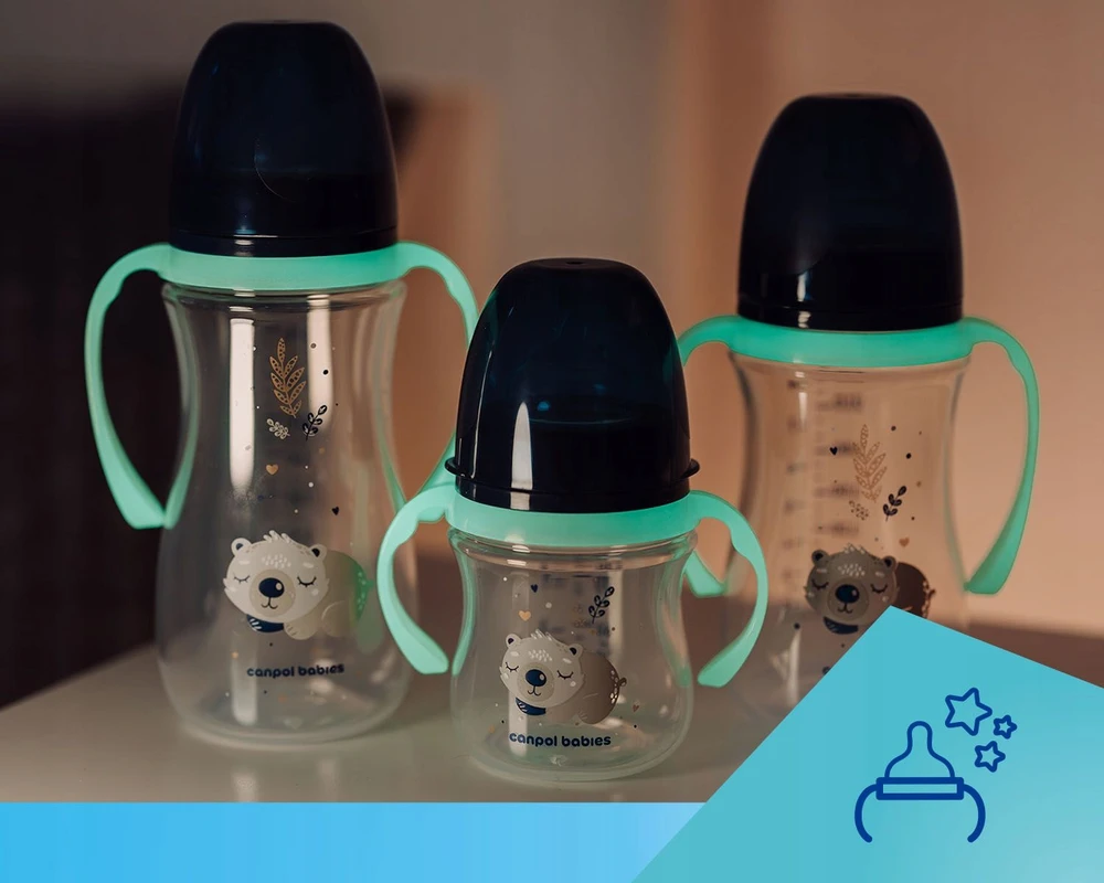 Canpolbabies CANPOL BABIES Prieškolinis buteliukas 300 ml EasyStart Sleepy Koala, 35/238_pin