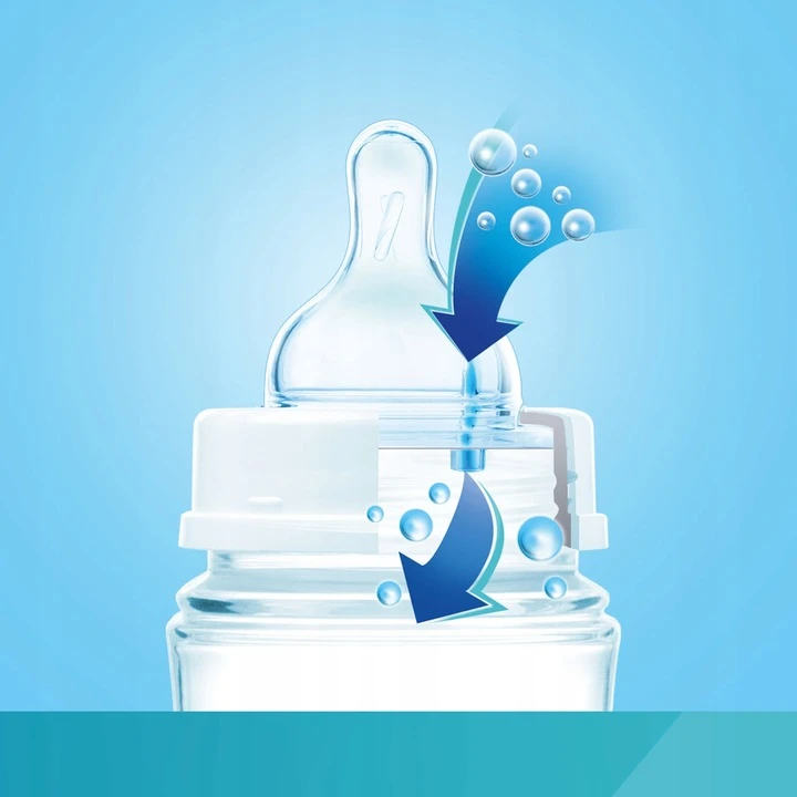 Canpolbabies CANPOL 35/216 Easystart naujagimiui plačiai atidaromas buteliukas nuo dieglių 120 ml rožinės gėlės