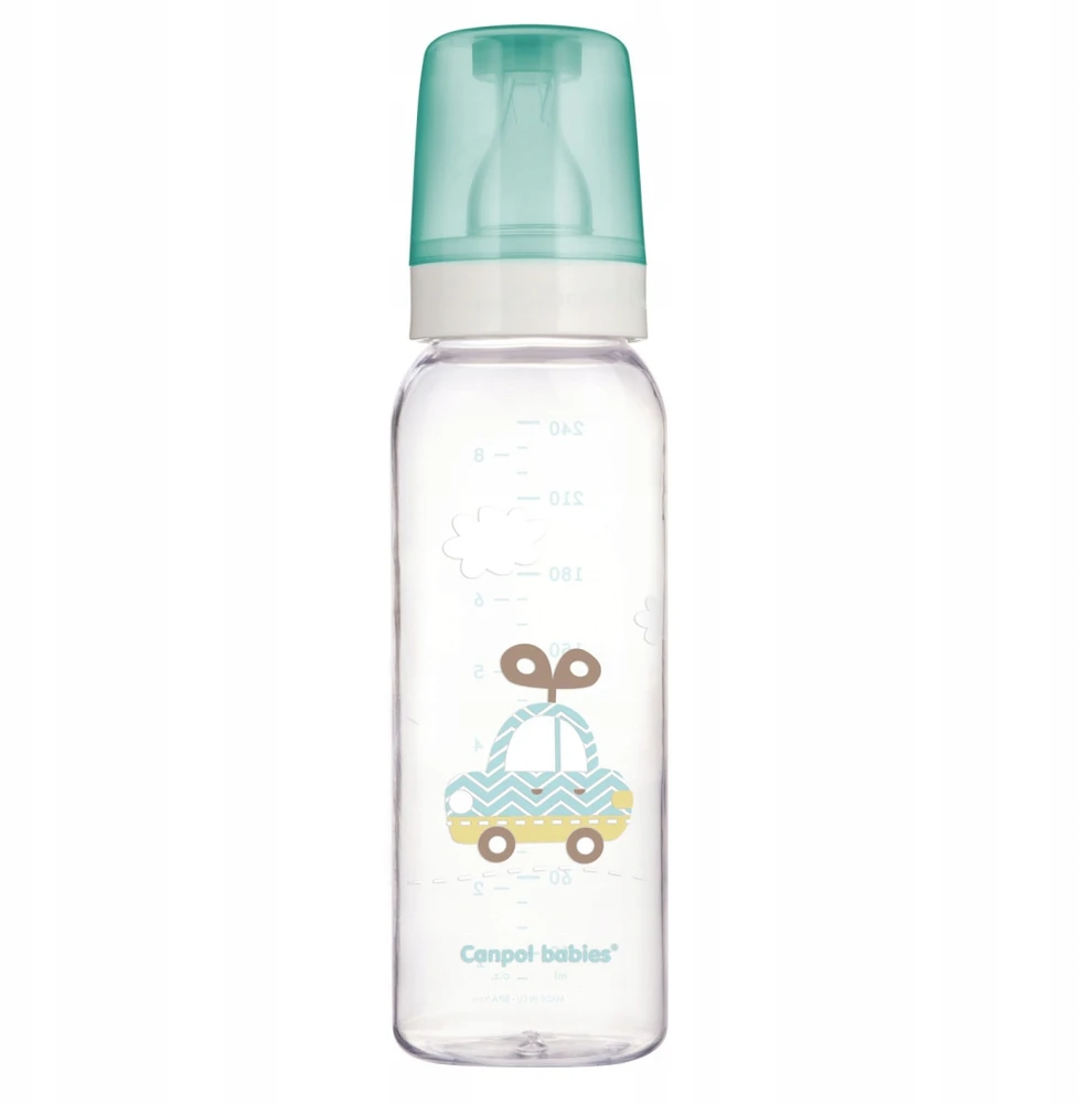 Canpolbabies Canpol Babies buteliukas stiklinis, 240ml, 42/201