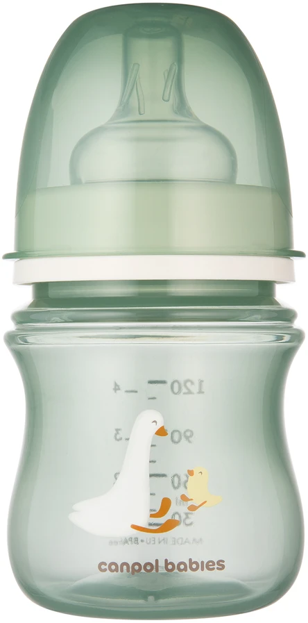 Canpolbabies CANPOL BABIES Anti-Colic buteliukas 120 ml PP EasyStart GOOSE, 35/244