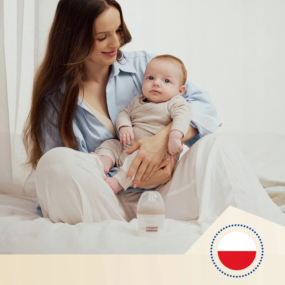 Canpolbabies Canpol Babies dviejų pakuočių natūralios formos buteliukas 260 ml 3m+