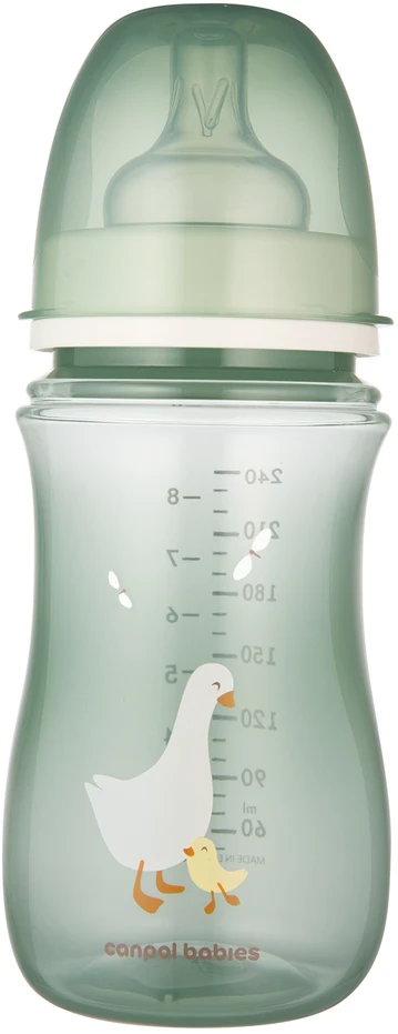 Canpolbabies CANPOL BABIES Anti-Colic buteliukas 240 ml PP EasyStart GOOSE, 35/245