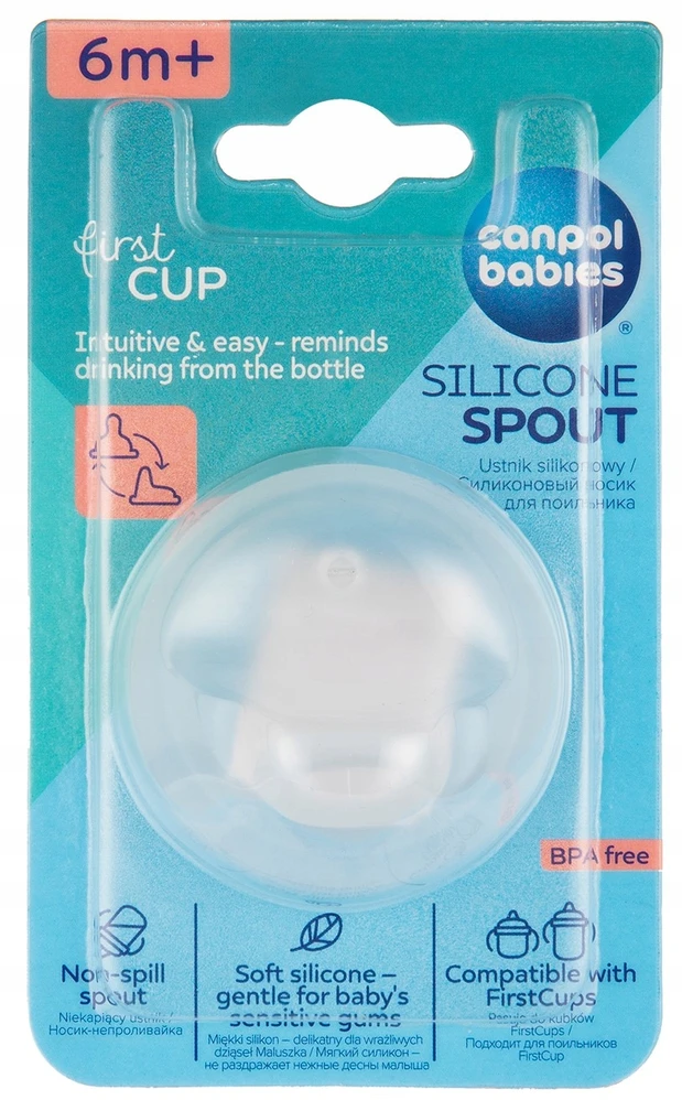 Canpolbabies CANPOL 56/616 Pakaitinis silikoninis kandiklis FirstCup 1vnt.