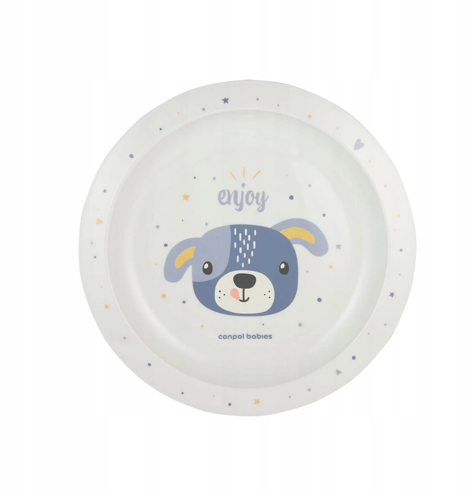 Canpolbabies CANPOL BABIES plastikinė lėkštė vaikams DOG 9m+