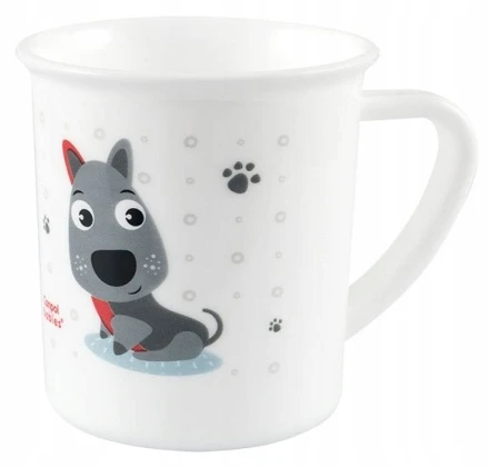 Canpolbabies CANPOL BABIES plastikinis puodelis su rankenėlėmis CUTTE ANIMALS, 170 ml, 4/413_blu2
