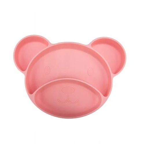 CANPOL BABIES silikoninė lėkštė su skyreliais BEAR, 51/401_pin
