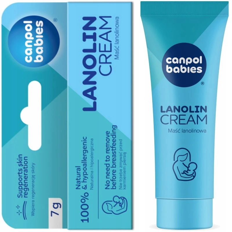 Canpolbabies CANPOL BABIES lanolino kremas speneliams, 7 g, 14/000