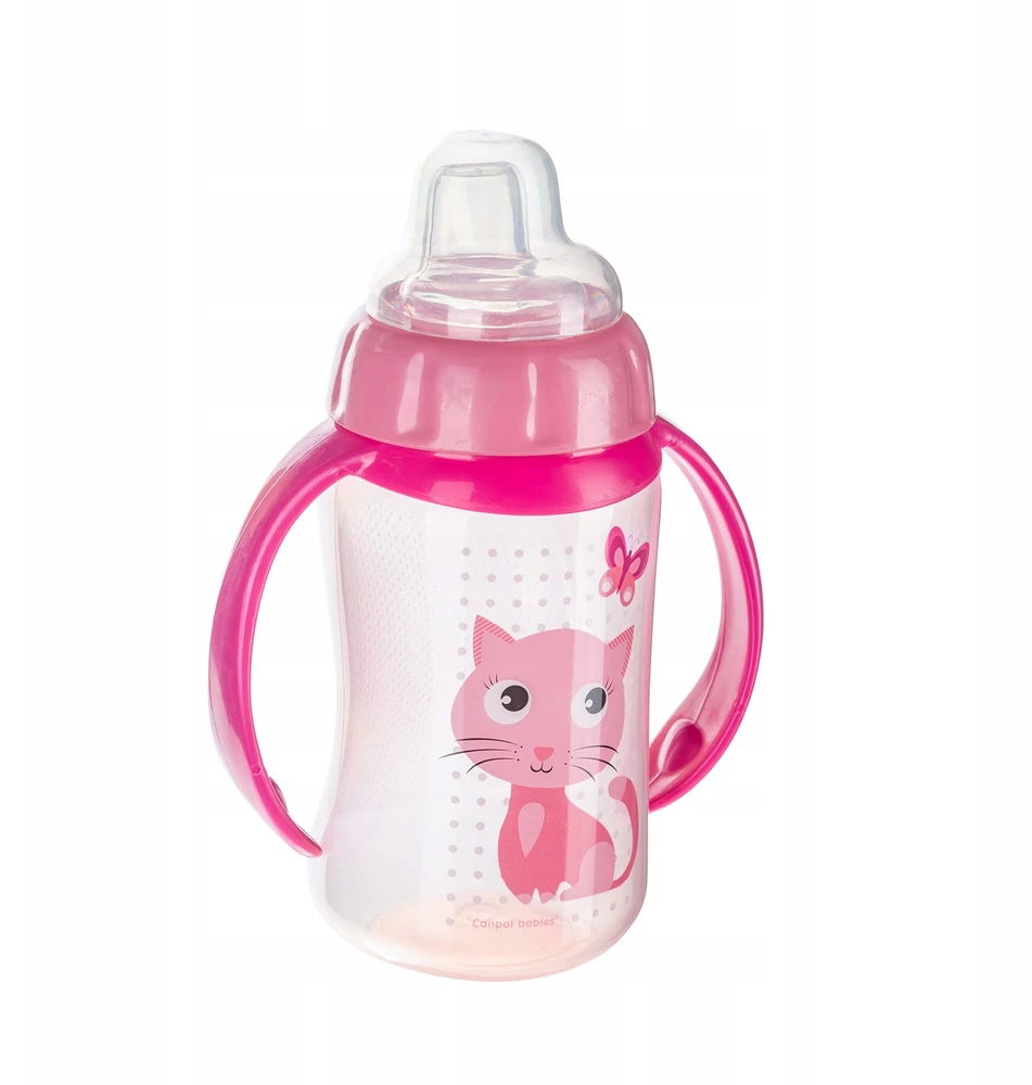 Canpolbabies Canpol Babies treniruočių puodelis 56/512 rožinis