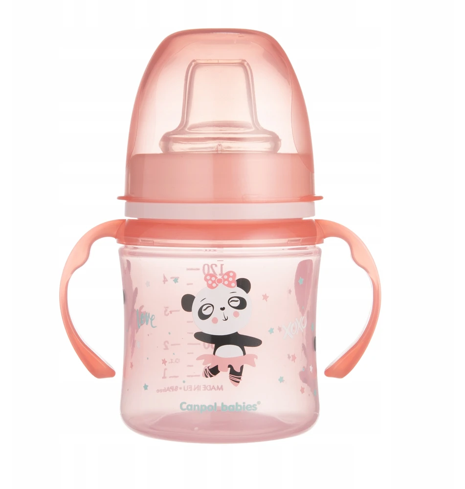 Canpolbabies CANPOL 35/207 EasyStart treniruočių puodelis 120ml - Sweet fun pink