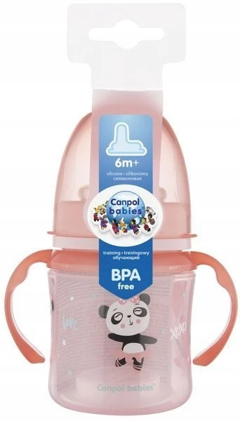 Canpolbabies CANPOL 35/207 EasyStart treniruočių puodelis 120ml - Sweet fun pink