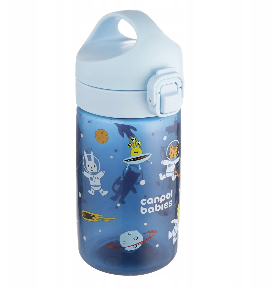 Canpolbabies Canpol babies Vandens buteliukas vaikams nuo 2,5 metų Junior 400 ml mėlynas