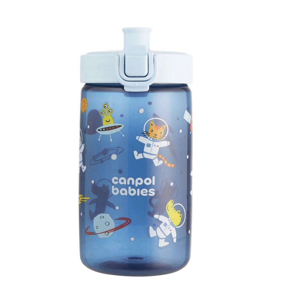 Canpolbabies Canpol babies Vandens buteliukas vaikams nuo 2,5 metų Junior 400 ml mėlynas