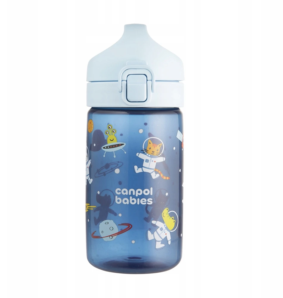 Canpolbabies Canpol babies Vandens buteliukas vaikams nuo 2,5 metų Junior 400 ml mėlynas