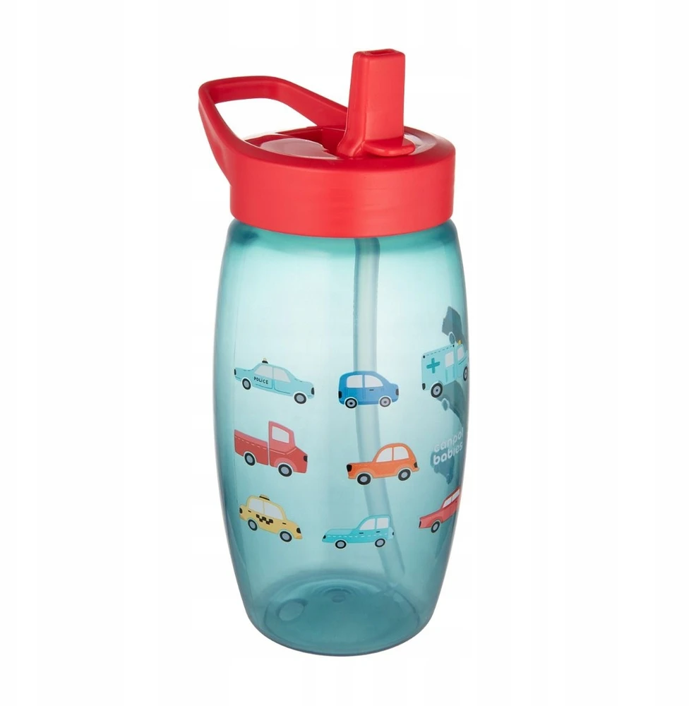Canpolbabies CANPOL BABIES sportinė gertuvė su užlenkiamu snapeliu CARS, 400 ml, 56/618_blu