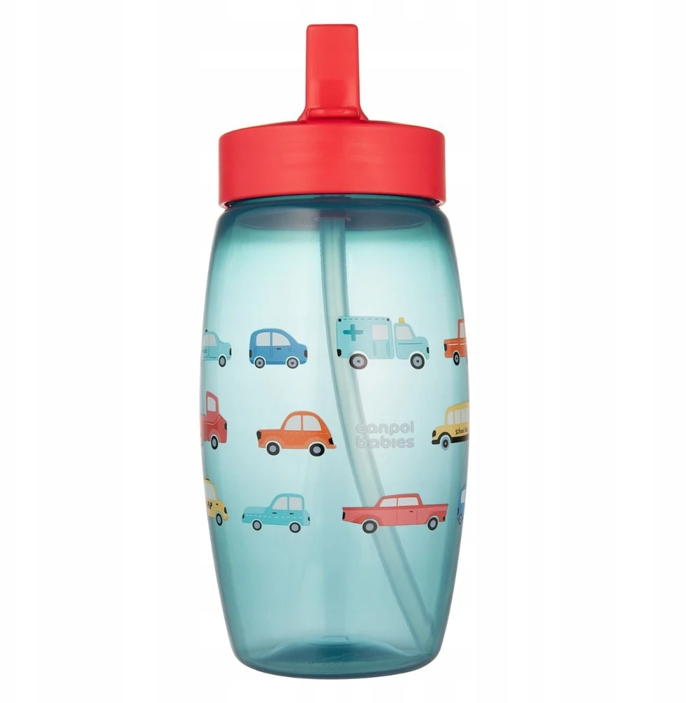 Canpolbabies CANPOL BABIES sportinė gertuvė su užlenkiamu snapeliu CARS, 400 ml, 56/618_blu