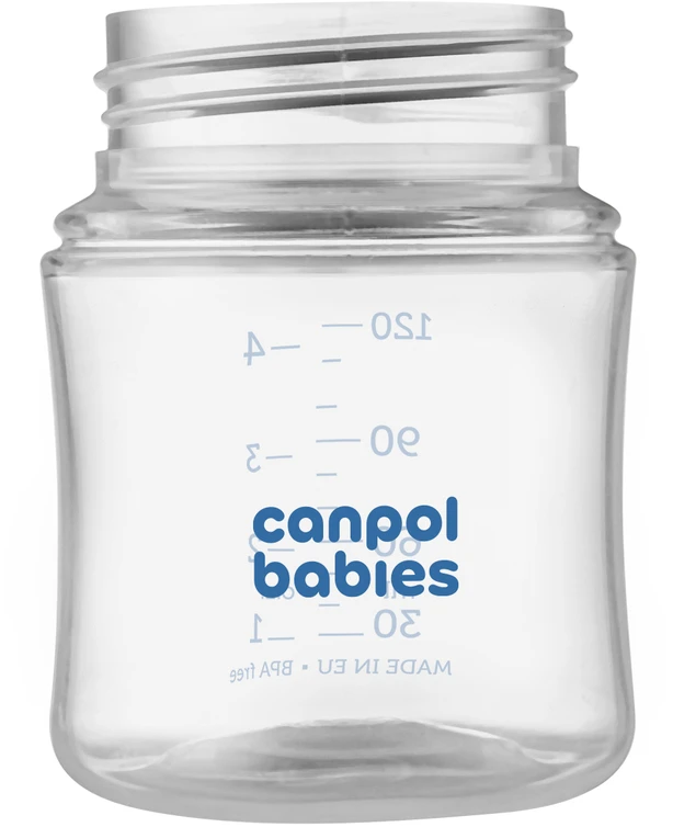 Canpolbabies CANPOL BABIES buteliukų rinkinys pieno laikymui, 3x120ml, 0M+, 35/235