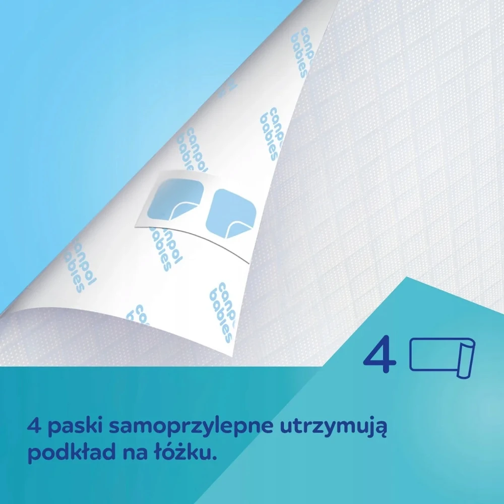 CANPOL BABIES vienkartiniai paklotai 60x90cm 10 vnt 78/002