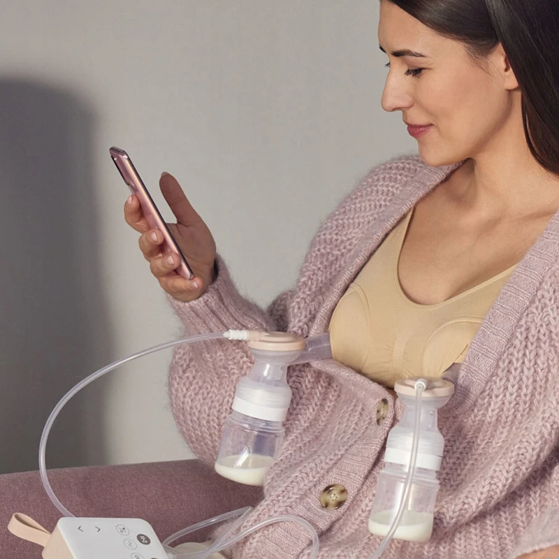 Canpolbabies CANPOL Dvigubas elektrinis krūtų siurblys ExpressCare
