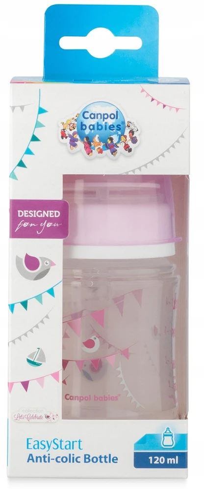 Canpolbabies Canpol EasyStart platus buteliukas nuo pilvo dieglių 120ml
