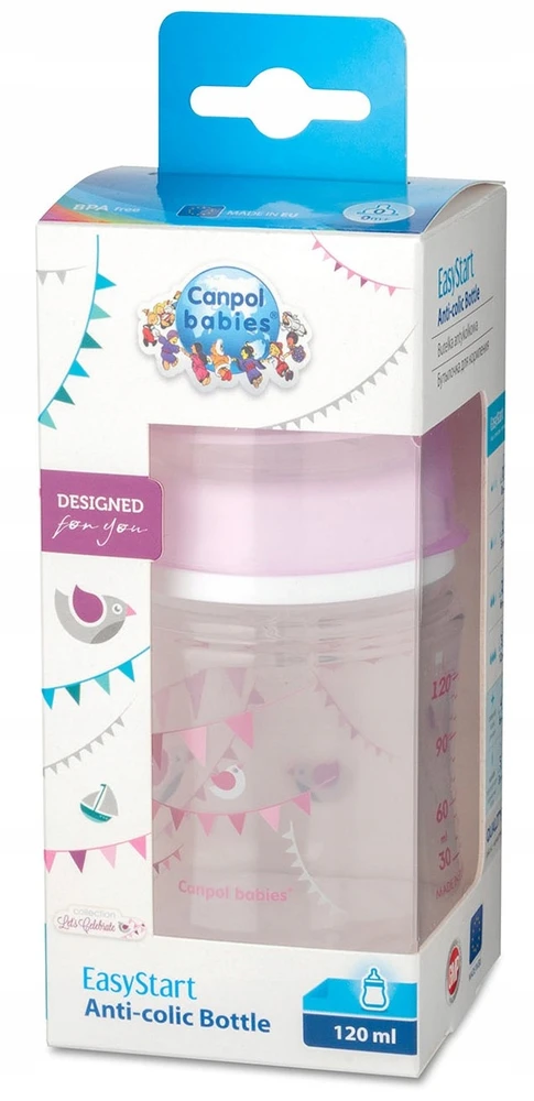 Canpolbabies Canpol EasyStart platus buteliukas nuo pilvo dieglių 120ml