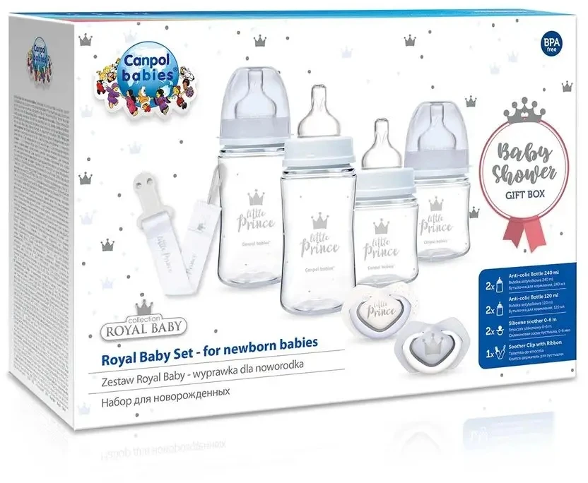 Canpolbabies CANPOL BABIES naujagimio rinkinys ROYAL BABY, 0+, mėlynas
