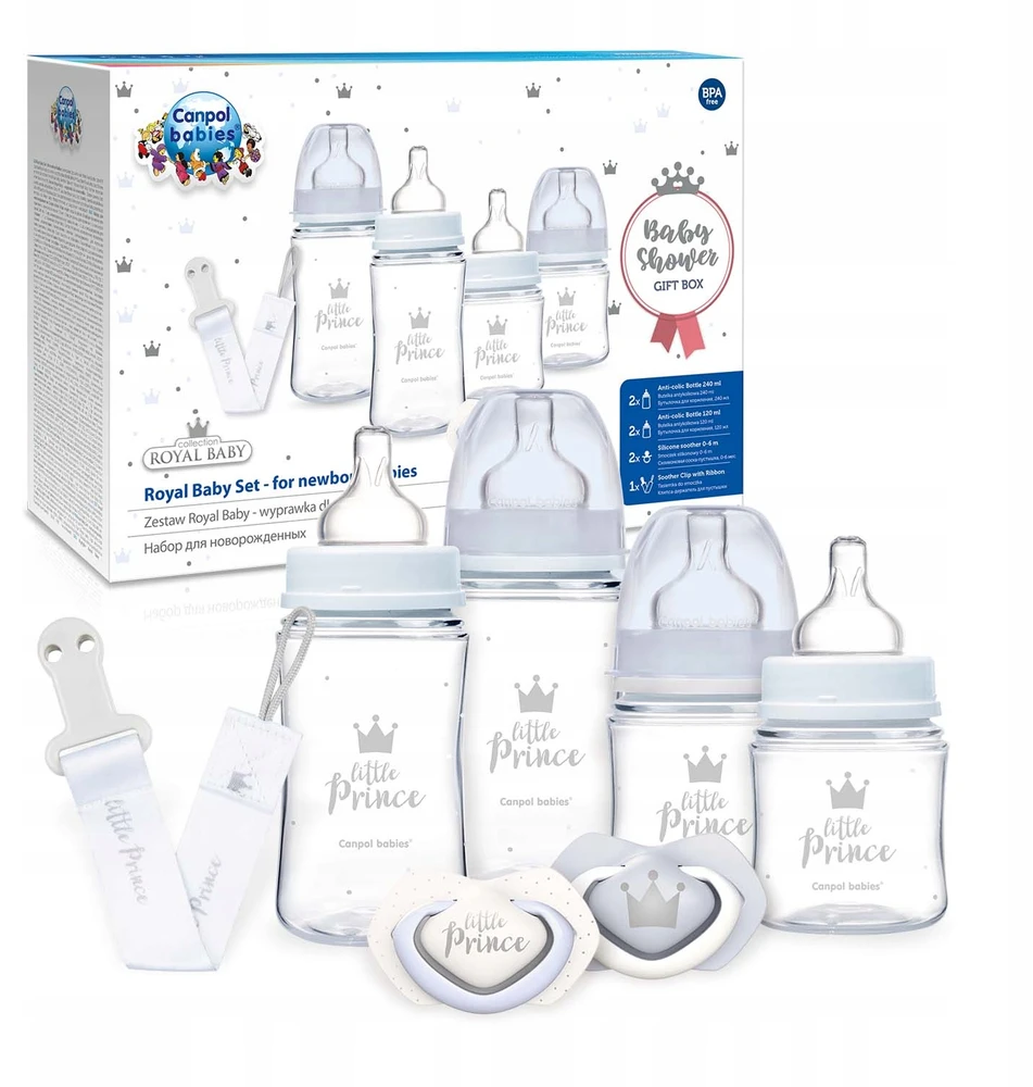 Canpolbabies CANPOL BABIES naujagimio rinkinys ROYAL BABY, 0+, mėlynas