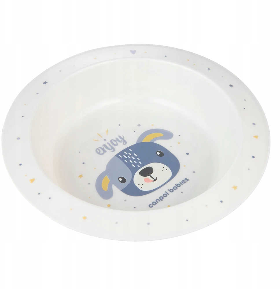 Canpolbabies CANPOL BABIES plastikinis dubenėlis CUTE ANIMALS, 270 ml, 4/412_blu2