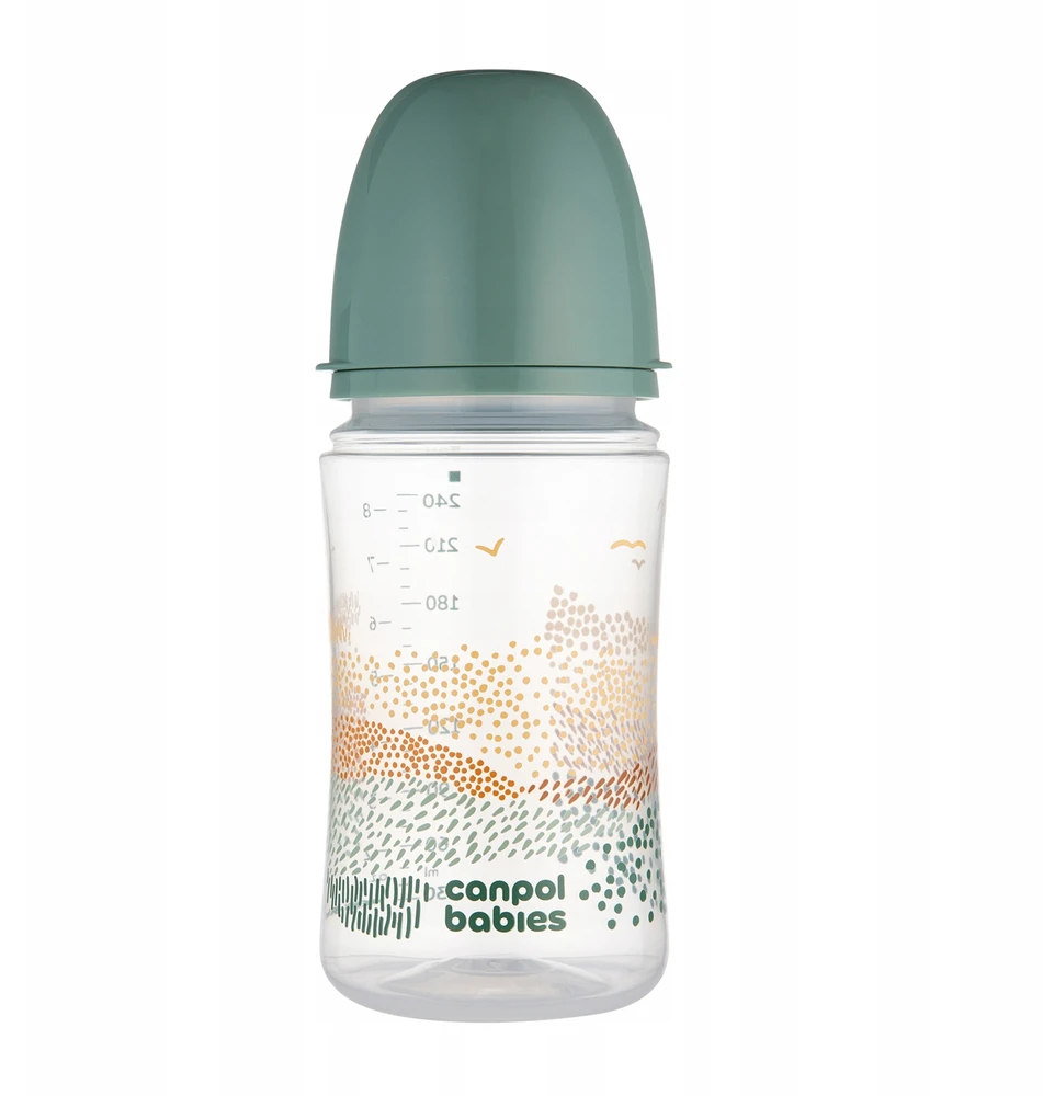 Canpolbabies CANPOL MOUNTAINS plataus burnos buteliukas nuo pilvo dieglių 240 ml.