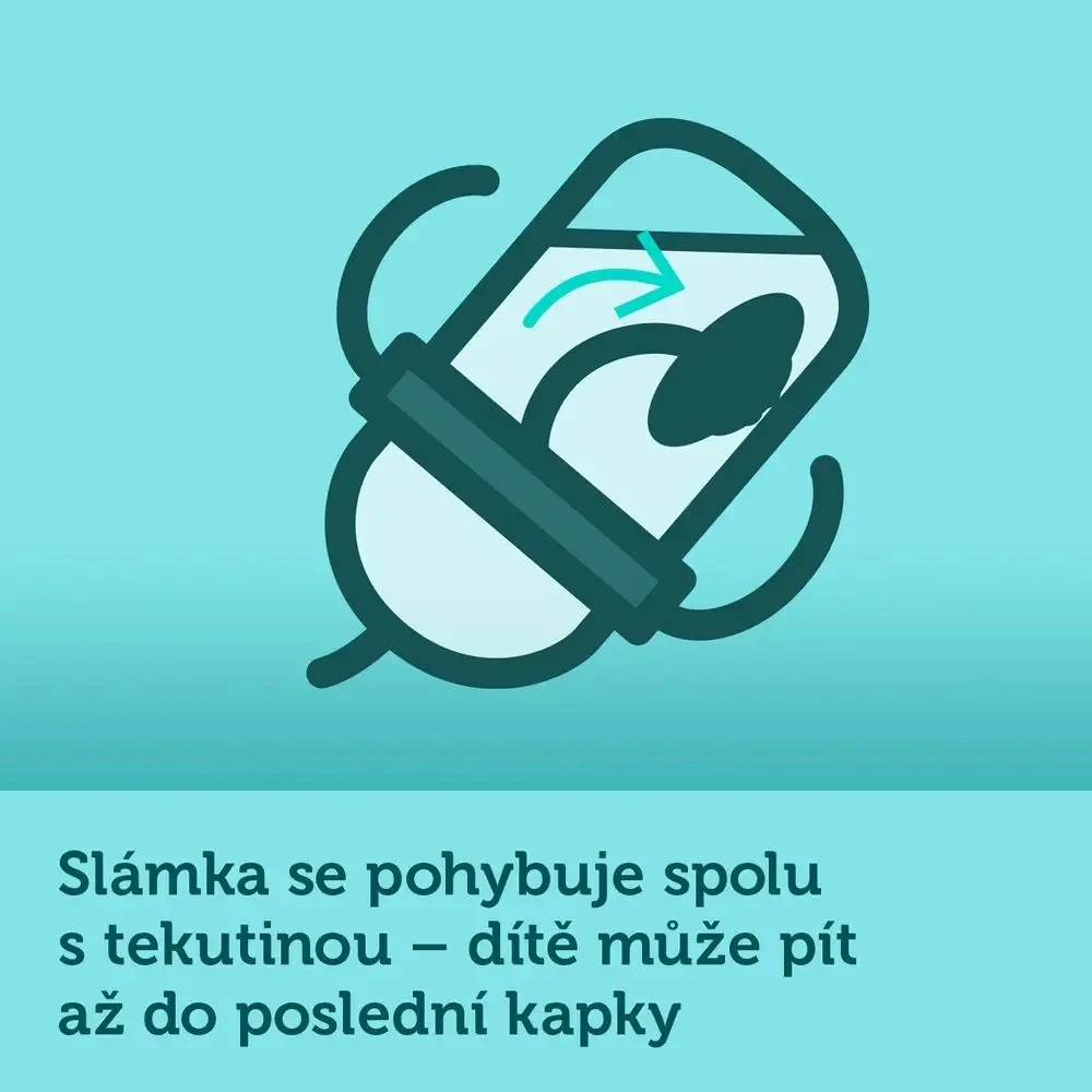 Canpolbabies CANPOL BABIES neišsipilanti gertuvė su šiaudeliu EXOTIC ANIMALS, 6m+, 270ml, rožinės spalvos, 56/606_pin
