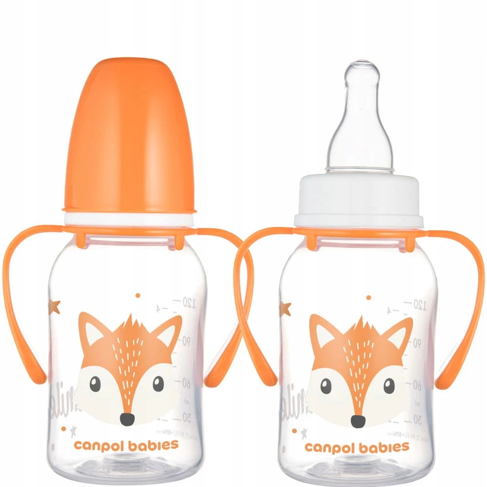 Canpolbabies Canpol - siauras buteliukas su rankena 120ml