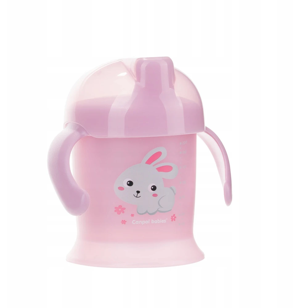 Canpolbabies CANPOL SIDABRINIS PUODOLIS, KIETAS SNANGAS + RANKENA, 200 ml