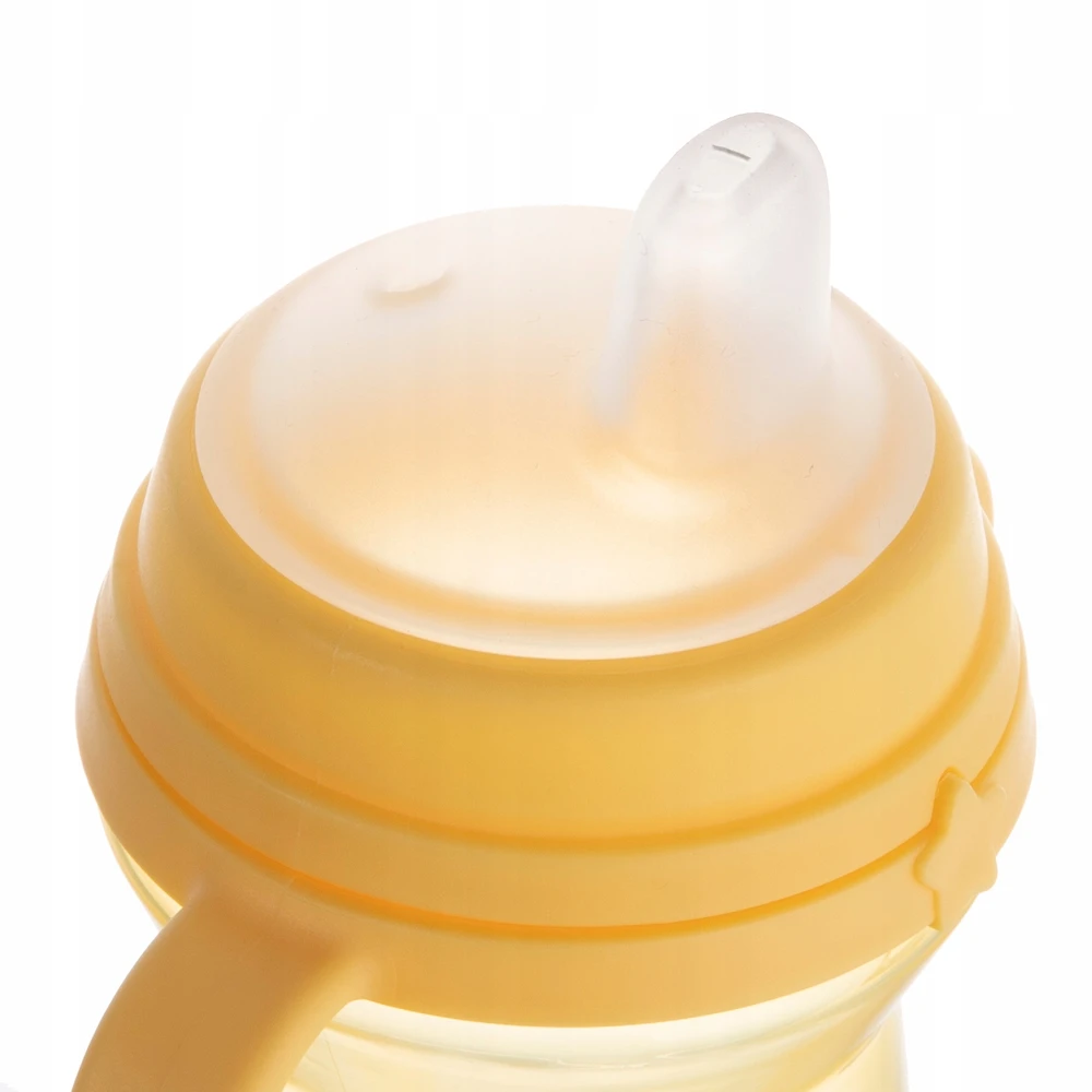 Canpolbabies Canpol babies gertuvė su silikoniniu snapeliu FirstCup 250ml (56/615_yel)