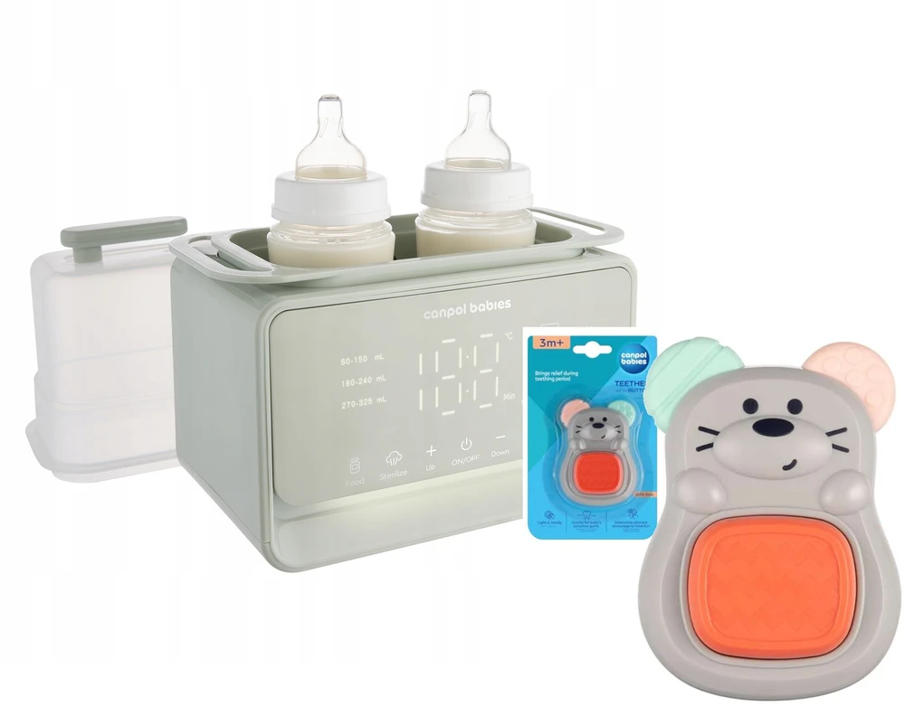 Canpolbabies CANPOL BABIES buteliukų šildytuvas ir sterilizatorius su termostatu ir lempa 7in1, 12/218