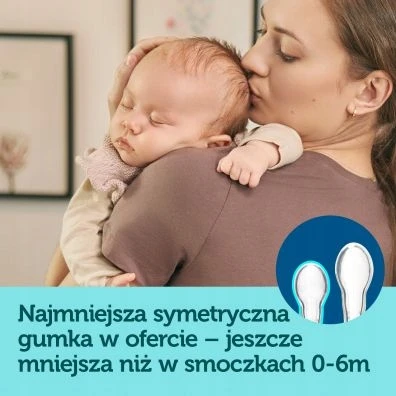 Canpolbabies CANPOL 23/910 Simetriškas silikoninis čiulptukas 0-2 m Mini rožinis