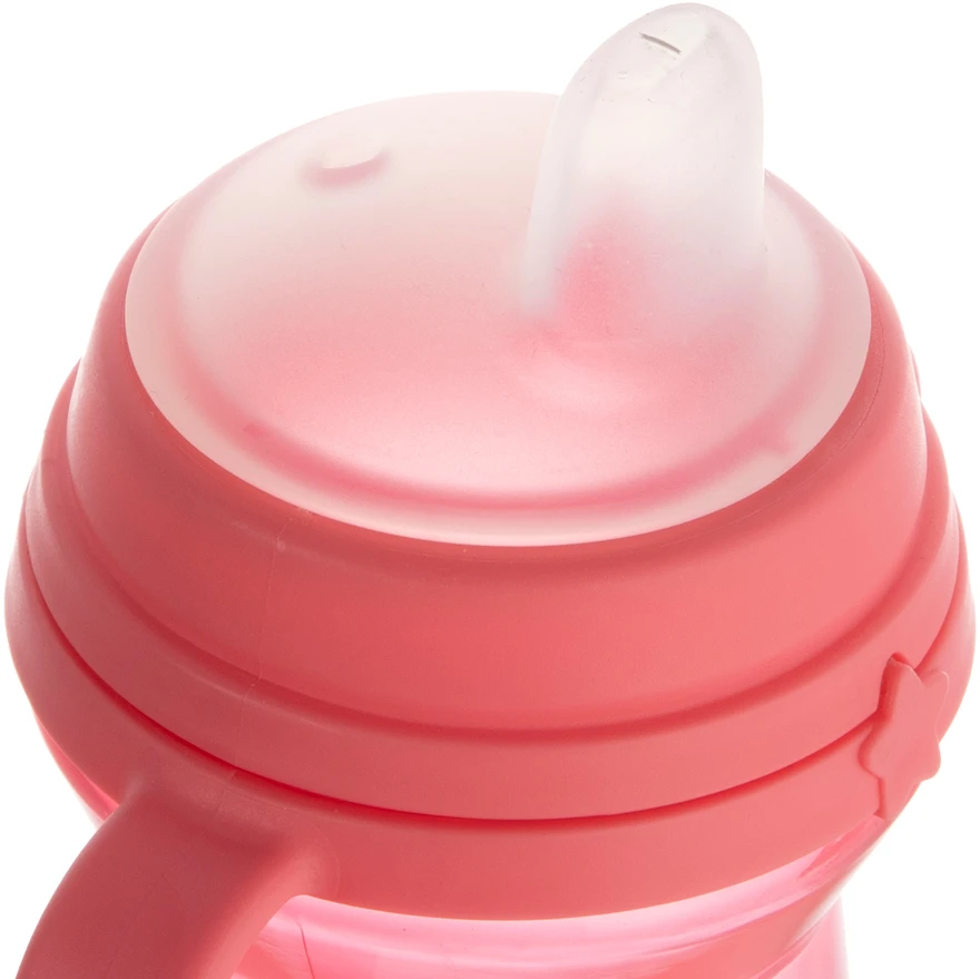 Canpolbabies Canpol babies gertuvė su silikoniniu snapeliu FirstCup 250ml (56/615_pin)