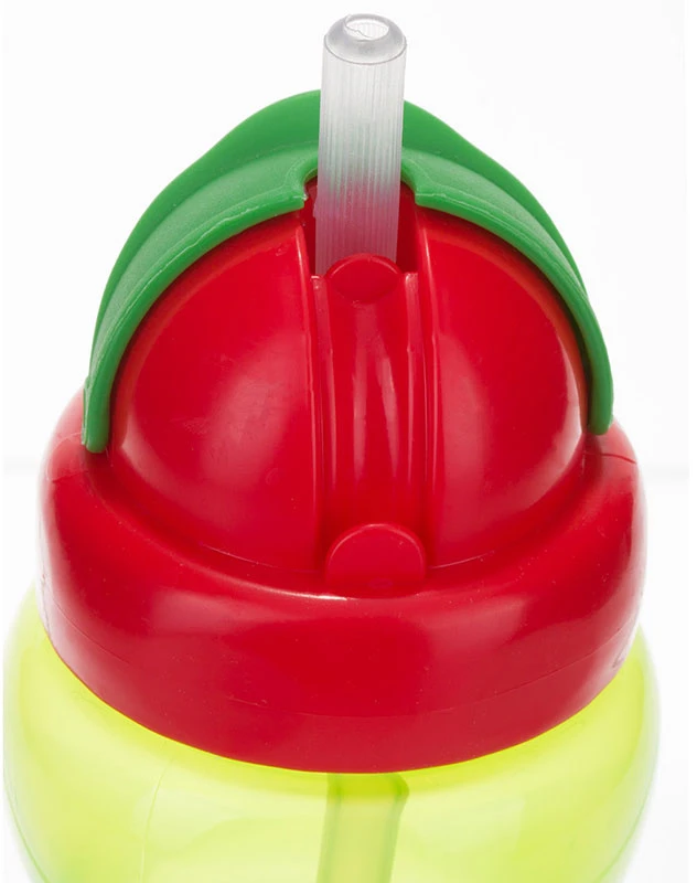 CANPOL BABIES gertuvė su šiaudeliu 12m+ 270ml 56/109 žalias