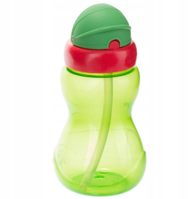 CANPOL BABIES gertuvė su šiaudeliu 12m+ 270ml 56/109 žalias