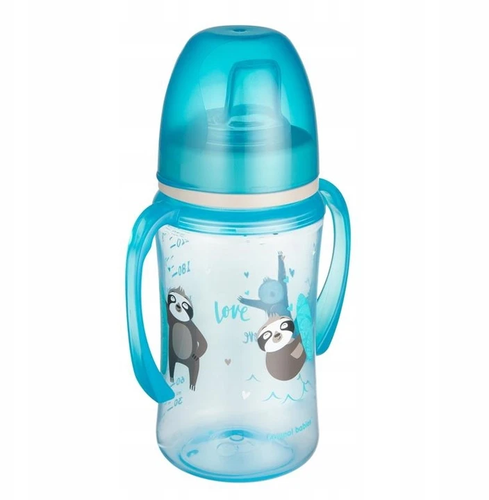 Canpolbabies CANPOL 35/208 Egzotinių gyvūnų treniruočių puodelis mėlynas 240 ml