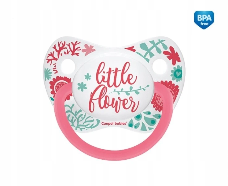 Canpolbabies Silikoninis čiulptukas Canpol Babies Little Flower 0-6m, 23/288