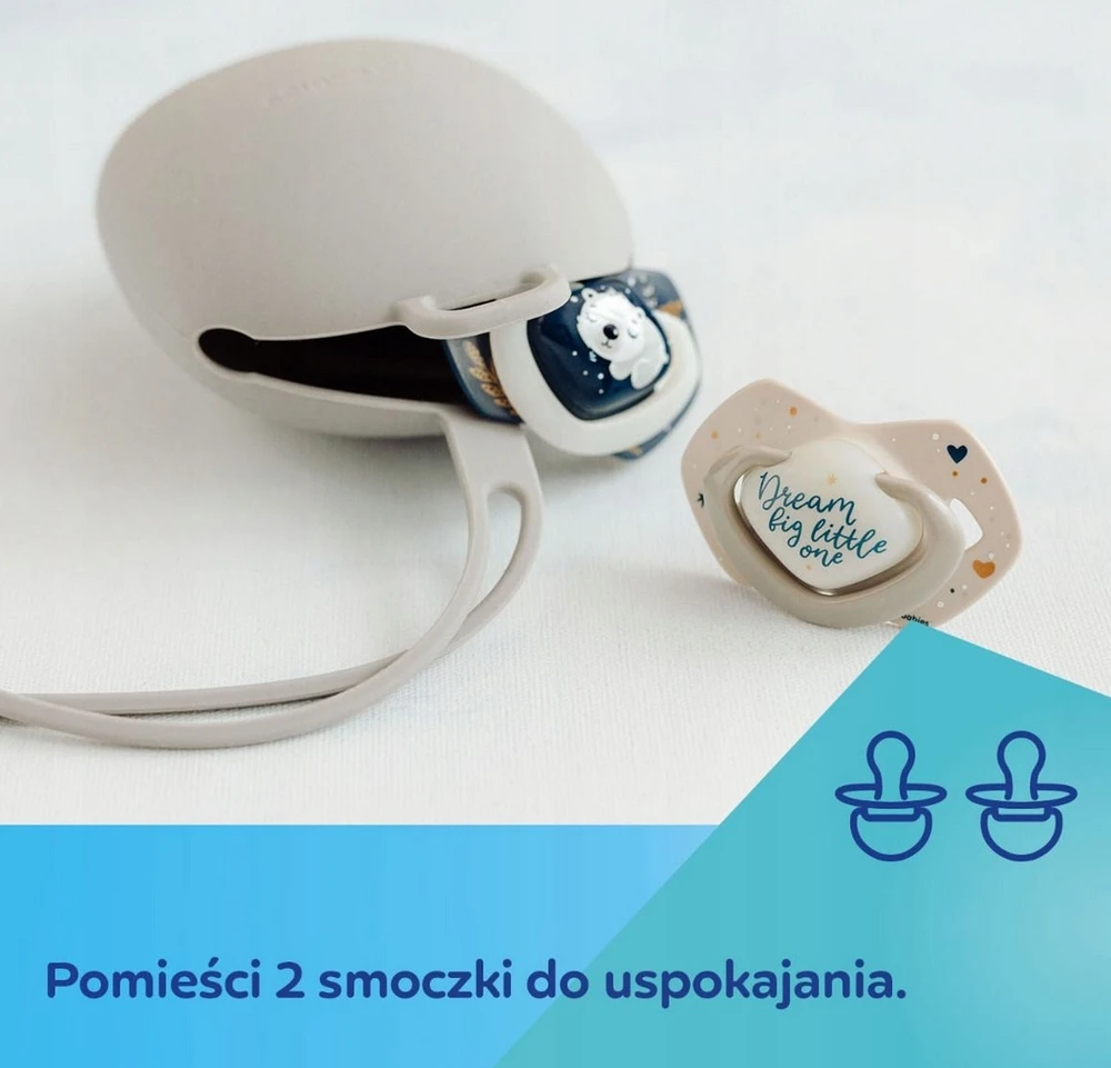 Canpolbabies CANPOL BABIES silikoninis čiulptuko dėklas, 51/402_grey