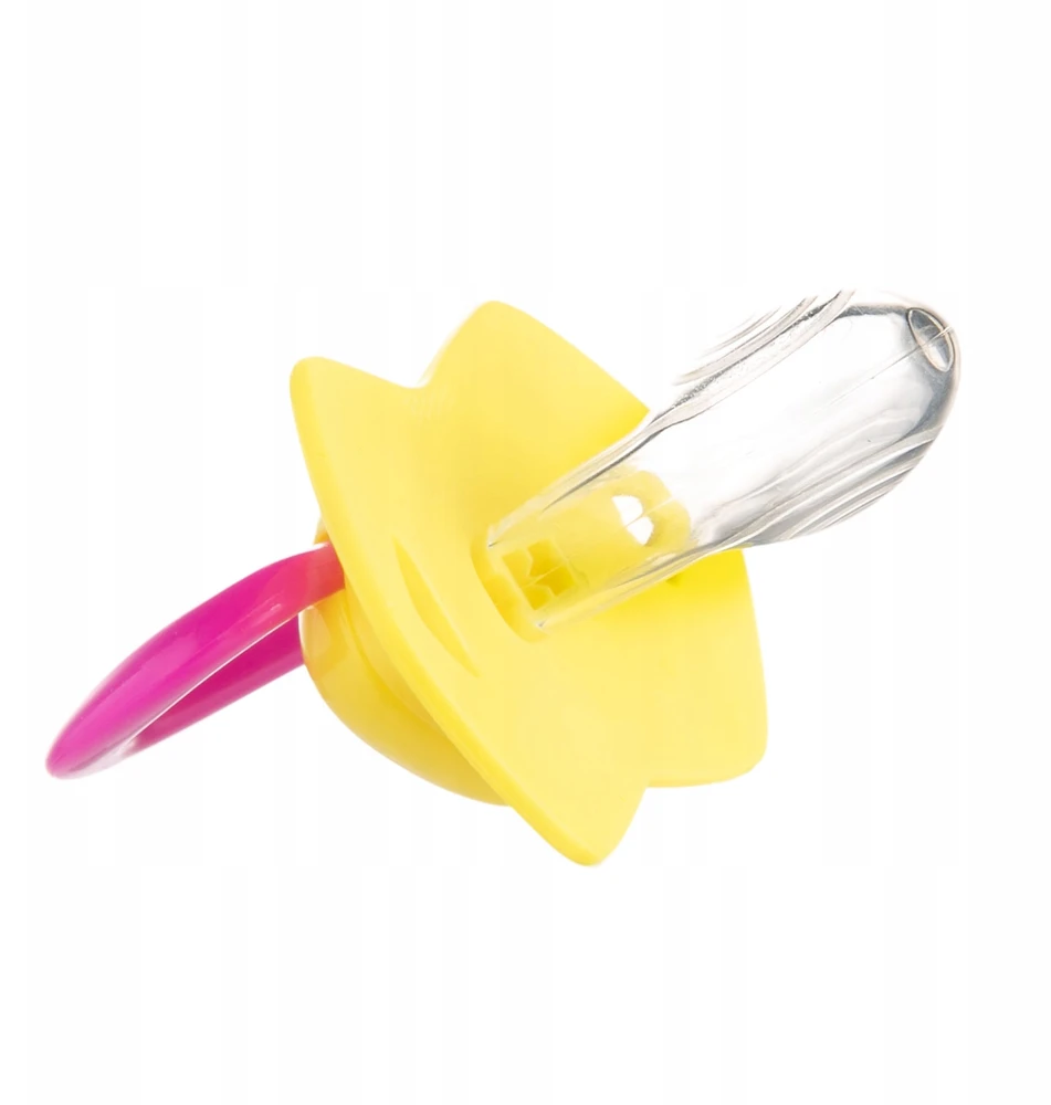 Canpolbabies CANPOL BABIES silikoninis simetrinis čiulptukas NEON LOVE, 18 mėn.+, 2 vnt., 22/654_pin