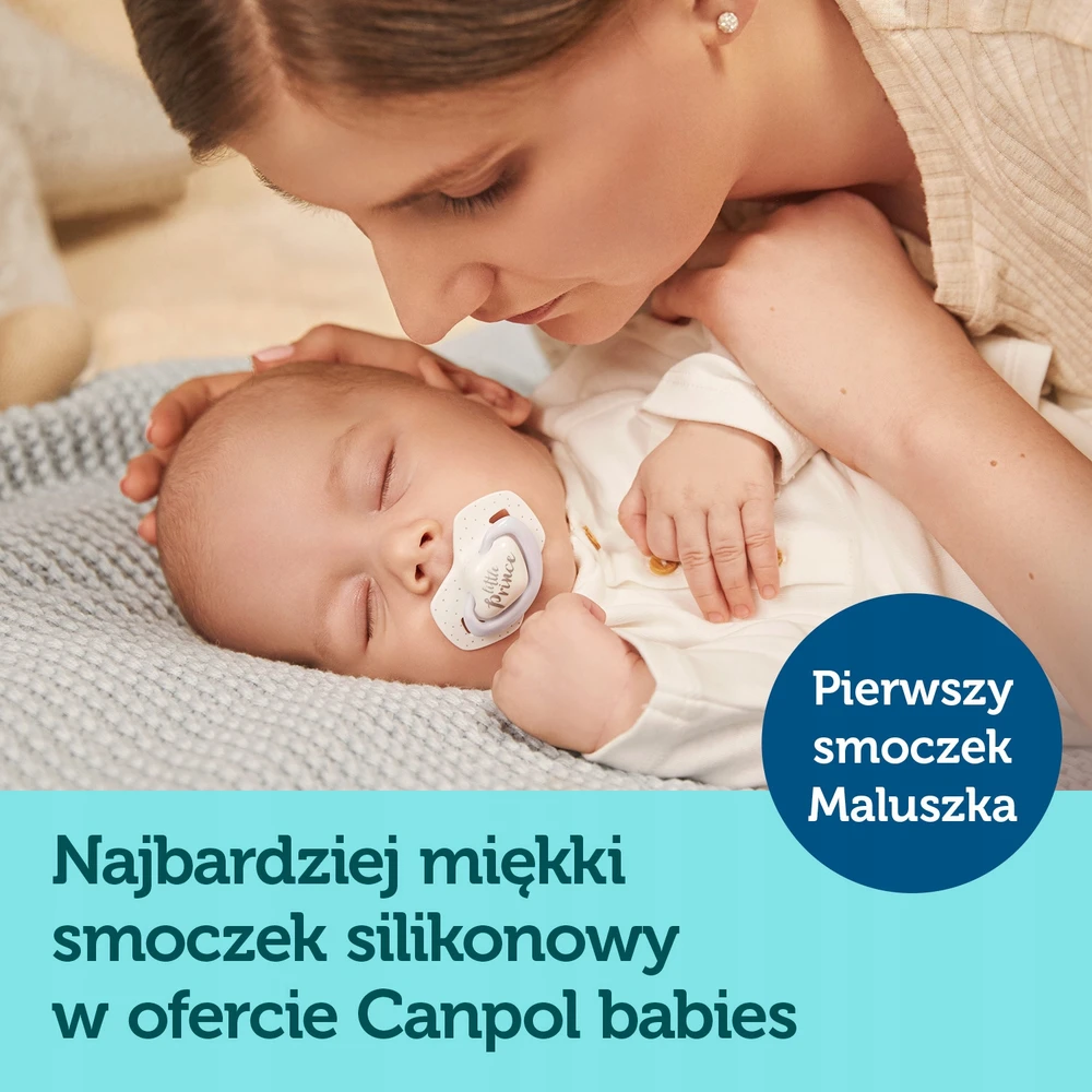 Canpolbabies CANPOL BABIES silikoninis simetrinis čiulptukas ROYAL BABY, 6-18 mėn., 2 vnt., 22/651_pin