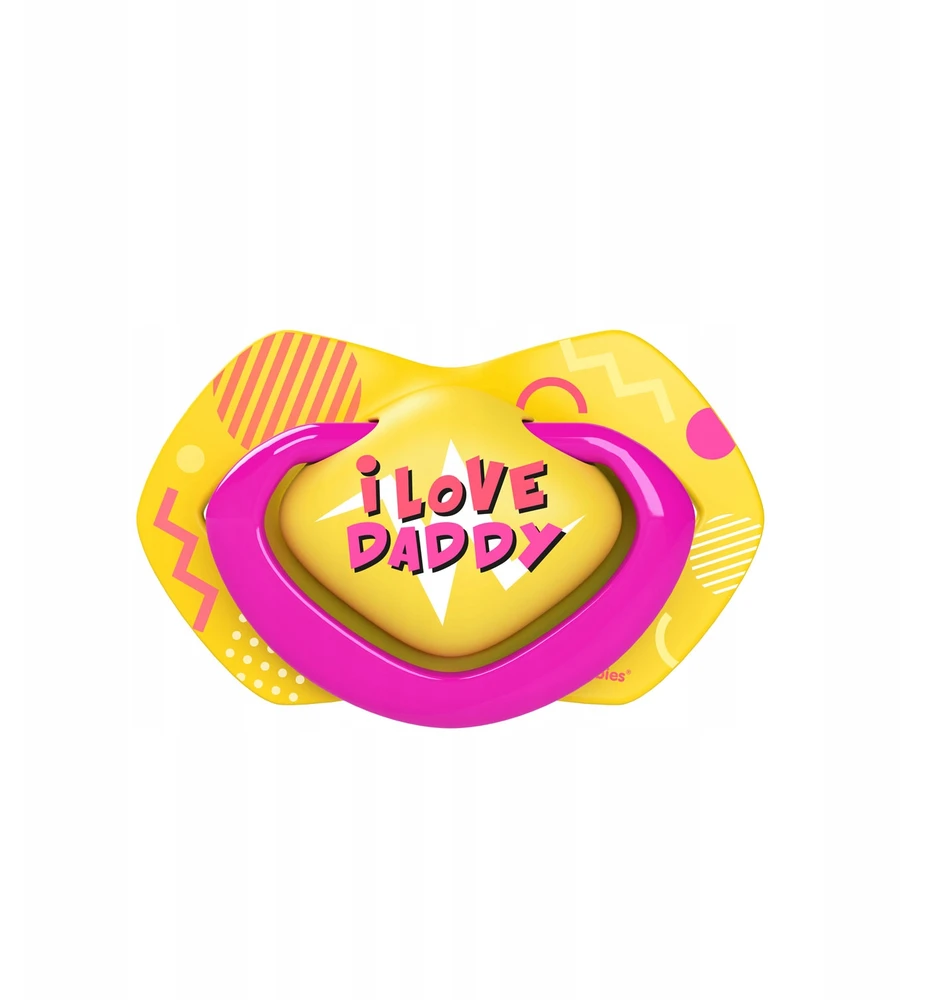 Canpolbabies CANPOL BABIES silikoninis simetrinis čiulptukas NEON LOVE, 18 mėn.+, 2 vnt., 22/654_pin