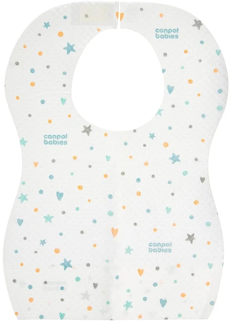 Canpolbabies Vienkartiniai seilinukai su kišenėmis Canpol Babies, 10 vnt.