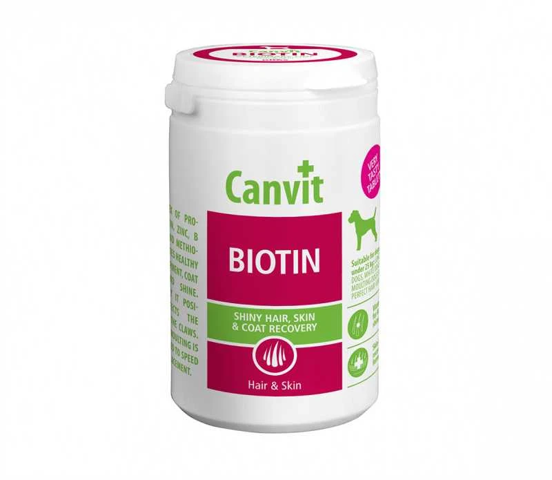 Canvit Dog Biotin tabletės šunims kailiui ir odai N100 100g