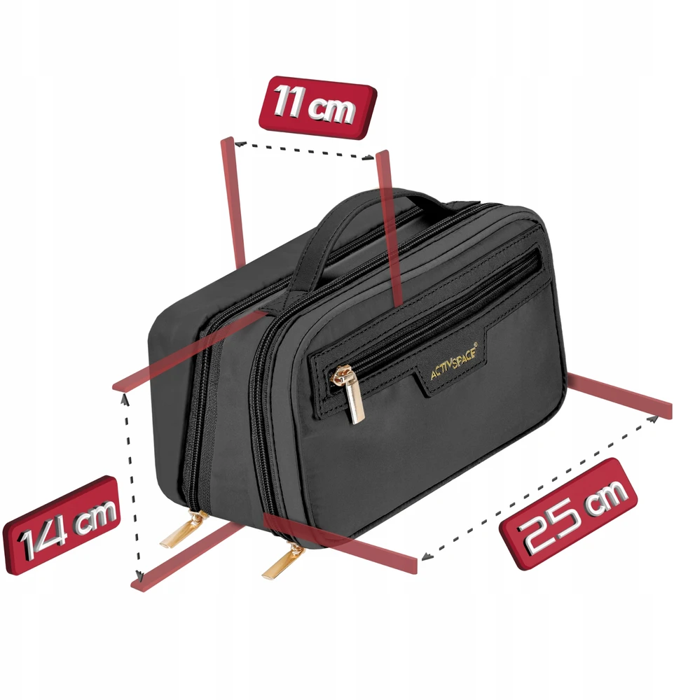 CAPACITY TRAVEL COSMETIC BAG TOURIST ORGANIZATORIUS FOR COSMETICS AS