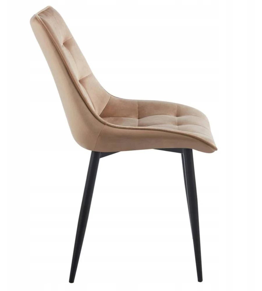 CAPPUCINO Bright Veliūrinė minkšta kėdė Furnitex OFFICE svetainei